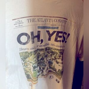 Vintage Atlanta BRAVES AJC Newspaper T-shirt